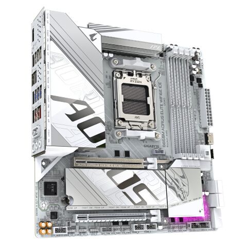 Материнская плата GIGABYTE B850M A ELT WF6E ICE (B850M AORUS ELITE WIFI6E ICE) - Системные (материнские) платы  - Системные (материнские) платы 