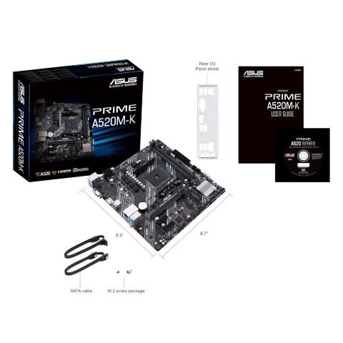 Материнская плата ASUS PRIME A520M-K - Системные (материнские) платы  - Системные (материнские) платы 