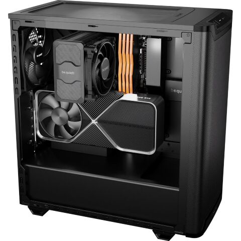 Корпус для ПК Be quiet! PURE BASE 501 Airflow з віконцем,чорний (BGW74) - Нулевой остаток (Feed)  - Нулевой остаток (Feed) 