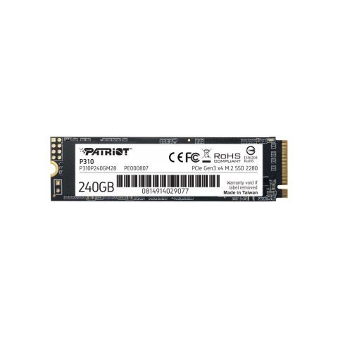 Накопитель SSD M.2 2280 240GB Patriot (P310P240GM28) - Нулевой остаток (Feed) - Нулевой остаток (Feed)
