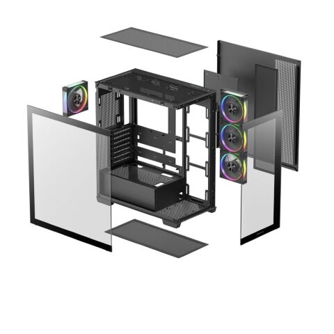 Корпус для ПК Deepcool CG580 4F V2 Black (R-CG580-BKADA4-G-2) - Корпуса - Корпуса