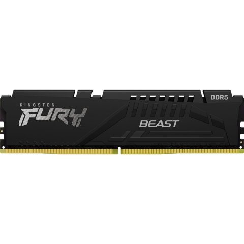 Модуль памяти для компьютера DDR5 32GB 6000 MHz Beast Black Kingston Fury (ex.HyperX) (KF560C30BB-32) - Нулевой остаток (Feed) - Нулевой остаток (Feed)