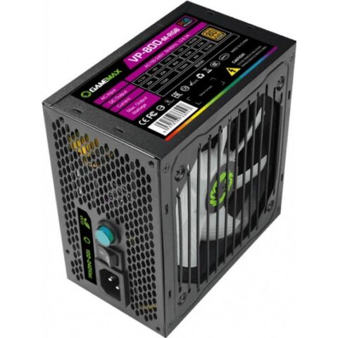 Блок питания Gamemax 800W (VP-800-M-RGB) - Нулевой остаток (Feed) - Нулевой остаток (Feed)