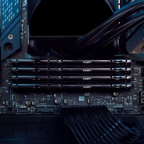 Модуль памяти для компьютера DDR5 16GB (2x8GB) 5600 MHz Beast Kingston Fury (ex.HyperX) (KF556C36BBEK2-16) - Нулевой остаток (Feed)  - Нулевой остаток (Feed) 