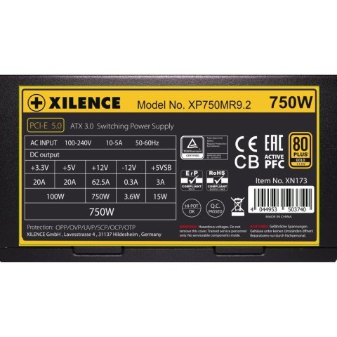 Блок питания Xilence 750W (XP750MR9.2) - Нулевой остаток (Feed) - Нулевой остаток (Feed)