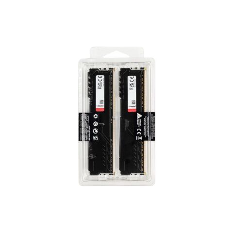 Модуль памяти для компьютера DDR4 32GB (2x16GB) 3600 MHz Fury Beast Black Kingston Fury (ex.HyperX) (KF436C18BBK2/32) - Нулевой остаток (Feed) - Нулевой остаток (Feed)