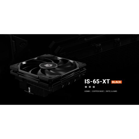 Кулер для процессора ID-Cooling IS-65-XT Black - Нулевой остаток (Feed) - Нулевой остаток (Feed)