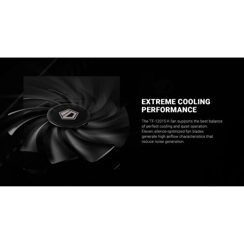 Кулер для процессора ID-Cooling IS-65-XT Black - Нулевой остаток (Feed) - Нулевой остаток (Feed)