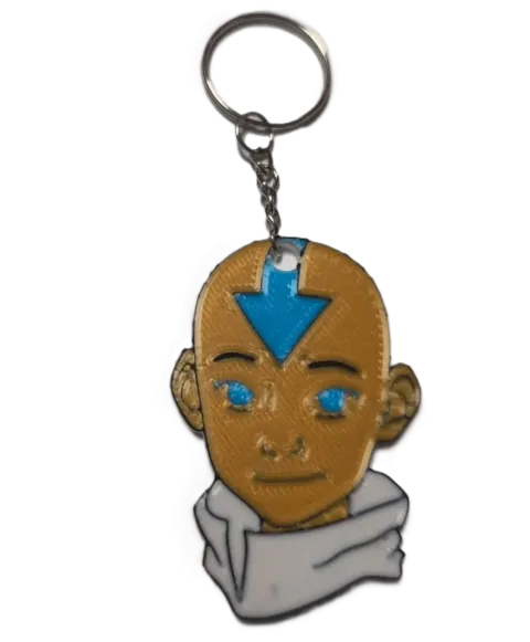 Брелок Avatar: The Last Airbender Aang Аватар на Аанг Keychain ABS пластик 4 см. - -