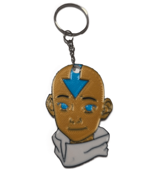 Брелок Avatar: The Last Airbender Aang Аватар на Аанг Keychain ABS пластик 4 см. - -