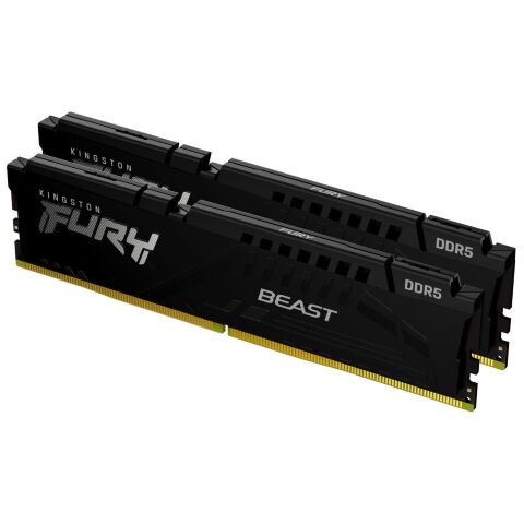 Модуль памяти для компьютера DDR5 16GB (2x8GB) 6000 MHz Beast Kingston Fury (ex.HyperX) (KF560C36BBEK2-16) - Нулевой остаток (Feed)  - Нулевой остаток (Feed) 