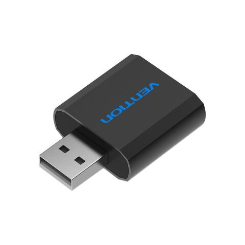 Звуковая плата Vention Audio USB 2х3,5mm jack Metal (VAB-S17-B) - Звуковые платы  - Звуковые платы 