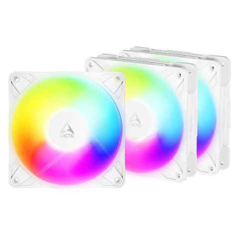 Кулер для корпуса Arctic P12PRO REV ARGB 3P (ACFAN00334A) - Вентиляторы к корпусам  - Вентиляторы к корпусам 