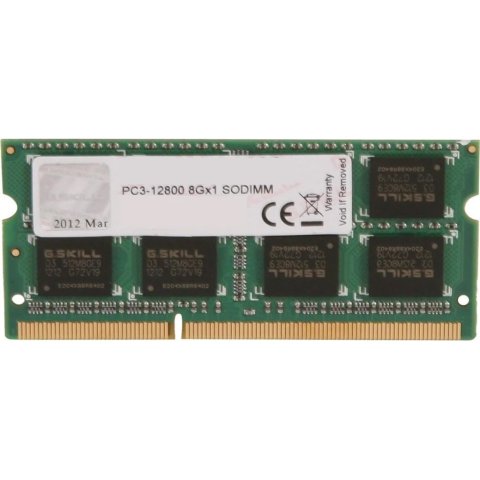 Модуль памяти для ноутбука SoDIMM DDR3 8GB 1333 MHz G.Skill (F3-10666CL9S-8GBSQ) - Нулевой остаток (Feed) - Нулевой остаток (Feed)