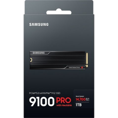 Накопитель SSD M.2 2280 1TB 9100 PRO Heatsink Samsung (MZ-VAP1T0CW) - Нулевой остаток (Feed) - Нулевой остаток (Feed)
