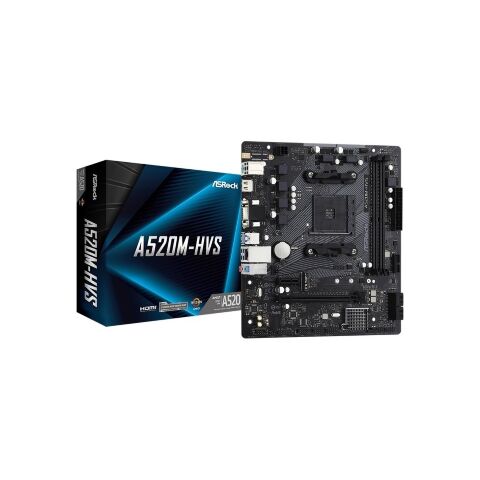 Материнская плата ASRock A520M-HVS - Нулевой остаток (Feed) - Нулевой остаток (Feed)
