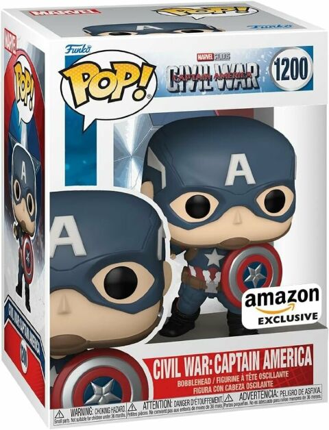 Фигурка Funko Marvel: Civil War Captain America Фанко Капитан Америка (Amazon Exclusive) 1200 -   -  