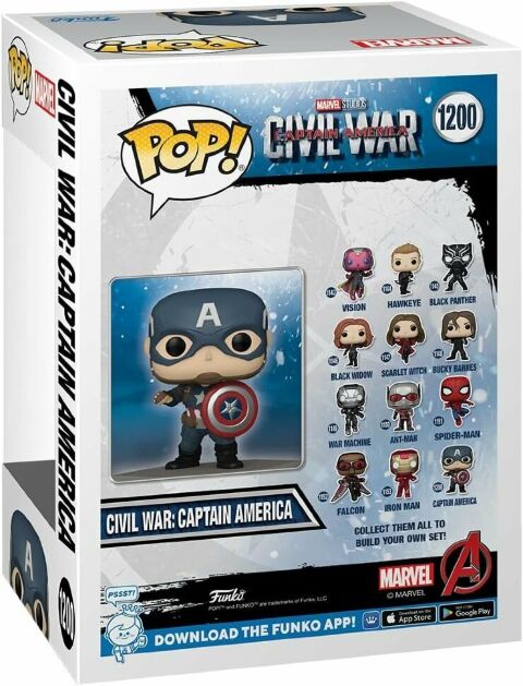 Фигурка Funko Marvel: Civil War Captain America Фанко Капитан Америка (Amazon Exclusive) 1200 -   -  
