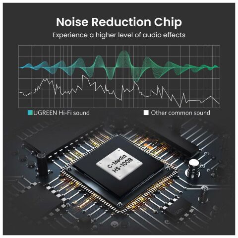 Звуковая плата Ugreen US205 black (30724) - Звуковые платы  - Звуковые платы 