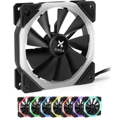 Кулер для корпуса Vinga RGB fan-03 - Вентиляторы к корпусам  - Вентиляторы к корпусам 