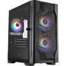Корпус для ПК 1stPlayer D4-M-BK-2F1P-1F1