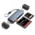 Считыватель флеш-карт ColorWay USB 2.0/USB-C to CF/SD/MicroSD (CW-CR-01) - Кардридеры  - Кардридеры 