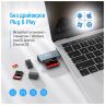 Считыватель флеш-карт ColorWay USB 2.0/USB-C to CF/SD/MicroSD (CW-CR-01)