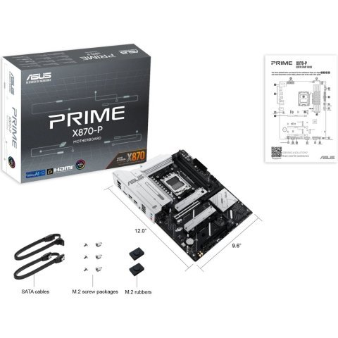 Материнская плата ASUS PRIME X870-P - Нулевой остаток (Feed) - Нулевой остаток (Feed)