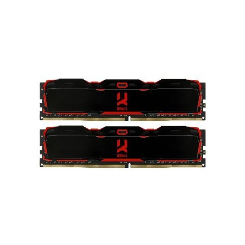 Модуль памяти для компьютера DDR4 32GB (2x16GB) 3200 MHz IRDM Black Goodram (IR-X3200D464L16A/32GDC) - Нулевой остаток (Feed)  - Нулевой остаток (Feed) 