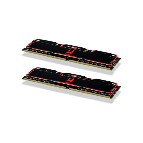 Модуль памяти для компьютера DDR4 32GB (2x16GB) 3200 MHz IRDM Black Goodram (IR-X3200D464L16A/32GDC) - Нулевой остаток (Feed)  - Нулевой остаток (Feed) 