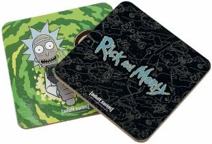Подарочный набор Рик и Морти GB eye Rick And Morty Gift Box Portal (стакан, чашка, 2 подстаканника)