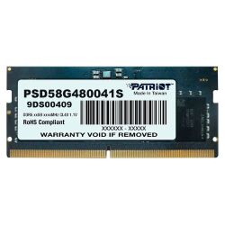 Модуль памяти для ноутбука SoDIMM DDR5 8GB 4800 MHz Patriot (PSD58G480041S)