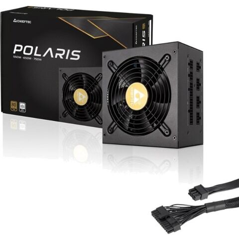 Блок питания Chieftec 650W Polaris (PPS-650FC) - Нулевой остаток (Feed)  - Нулевой остаток (Feed) 