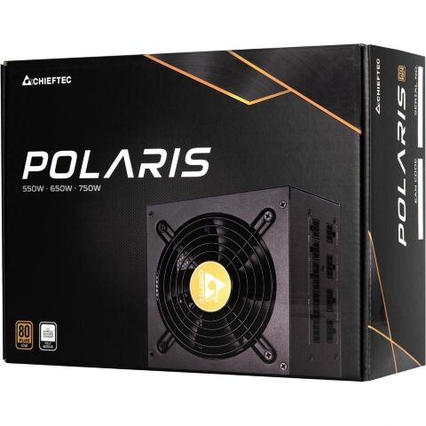 Блок питания Chieftec 650W Polaris (PPS-650FC) - Нулевой остаток (Feed)  - Нулевой остаток (Feed) 