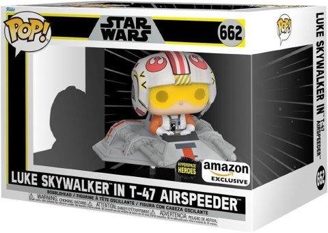 Фігурка Funko Star Wars Luke Skywalker in T-47 Airspeeder фанко Люк Скайуокер Exclusive 662 - -