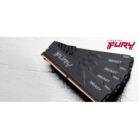 Модуль памяти для компьютера DDR4 32GB 3600 MHz Fury Beast Black Kingston Fury (ex.HyperX) (KF436C18BB/32) - Модули памяти для компьютера  - Модули памяти для компьютера 