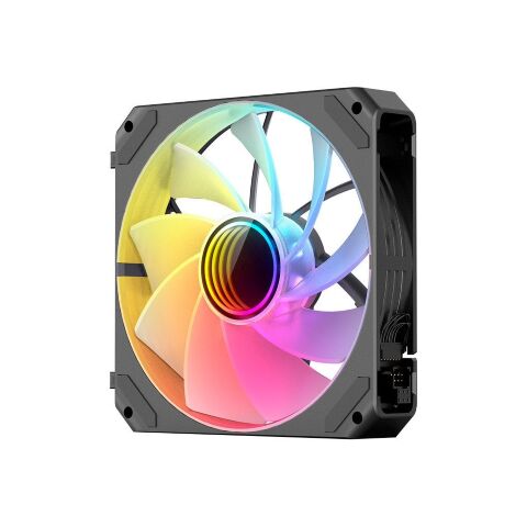 Кулер для корпуса JONSBO ZG-120BR Black - Нулевой остаток (Feed) - Нулевой остаток (Feed)