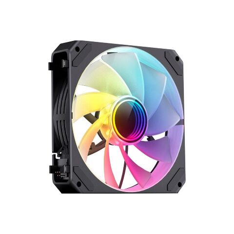 Кулер для корпуса JONSBO ZG-120BR Black - Нулевой остаток (Feed) - Нулевой остаток (Feed)
