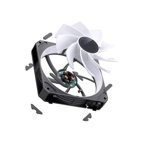 Кулер для корпуса JONSBO ZG-120BR Black - Нулевой остаток (Feed) - Нулевой остаток (Feed)