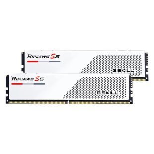 Модуль памяти для компьютера DDR5 64GB (2x32GB) 5200 MHz Ripjaws S5 White G.Skill (F5-5200J3636D32GX2-RS5W)