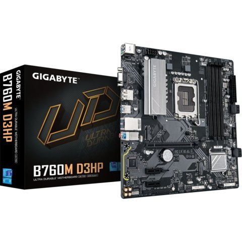 Материнская плата GIGABYTE B760M D3HP - Нулевой остаток (Feed)  - Нулевой остаток (Feed) 