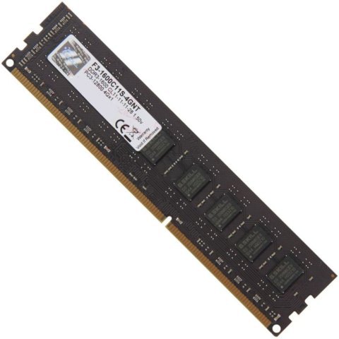 Модуль памяти для компьютера DDR3 4GB 1600 MHz G.Skill (F3-1600C11S-4GNT) - Нулевой остаток (Feed) - Нулевой остаток (Feed)