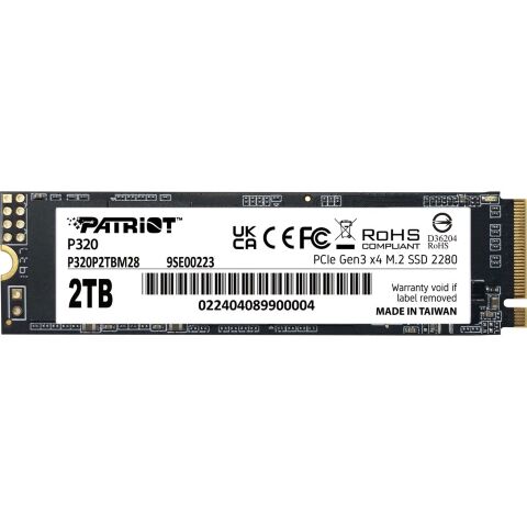 Накопитель SSD M.2 2280 2TB Patriot (P320P2TBM28) - Нулевой остаток (Feed)  - Нулевой остаток (Feed) 