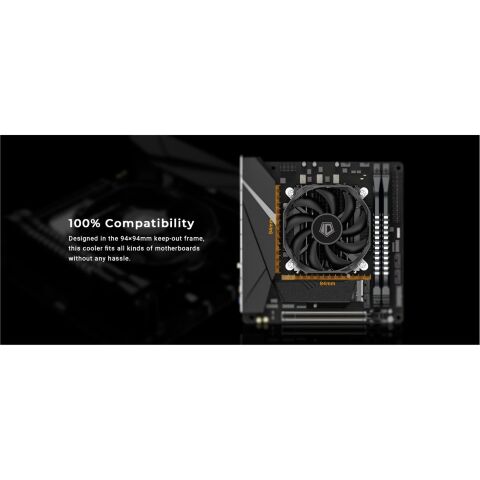 Кулер для процессора ID-Cooling IS-30i Black - Нулевой остаток (Feed) - Нулевой остаток (Feed)