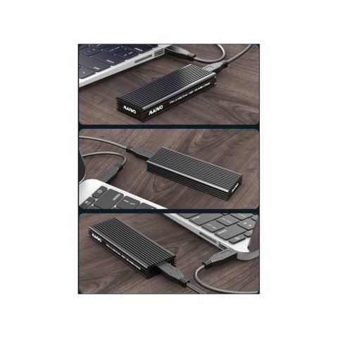 Карман внешний Maiwo M.2 SSD NVMe/SATA combo USB3.1 GEN2 Type-C al. (K1687P2) - Нулевой остаток (Feed) - Нулевой остаток (Feed)