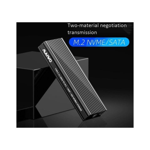 Карман внешний Maiwo M.2 SSD NVMe/SATA combo USB3.1 GEN2 Type-C al. (K1687P2) - Нулевой остаток (Feed) - Нулевой остаток (Feed)