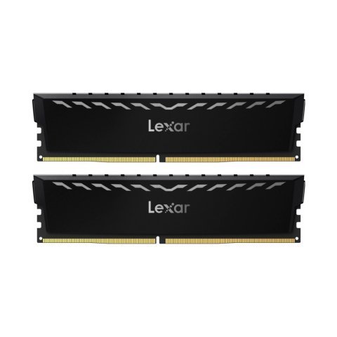 Модуль памяти для компьютера DDR4 16GB (2x8GB) 3600 MHz THOR Black Lexar (LD4U08G36C18LG-RGD) - Нулевой остаток (Feed) - Нулевой остаток (Feed)