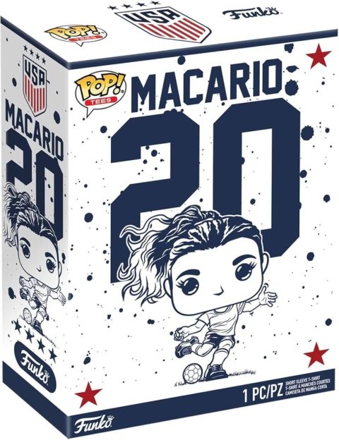 Футболка Funko Boxed Tee: The US Women's National Soccer Team Caterina Macario фанко (розмір L) - -