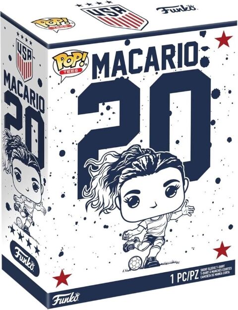 Футболка Funko Boxed Tee: The US Women's National Soccer Team Caterina Macario фанко (розмір L) - -