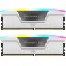 Модуль памяти для компьютера DDR5 64GB (2x32GB) 6000 MHz Vengeance RGB White Corsair (CMH64GX5M2B6000Z30W)